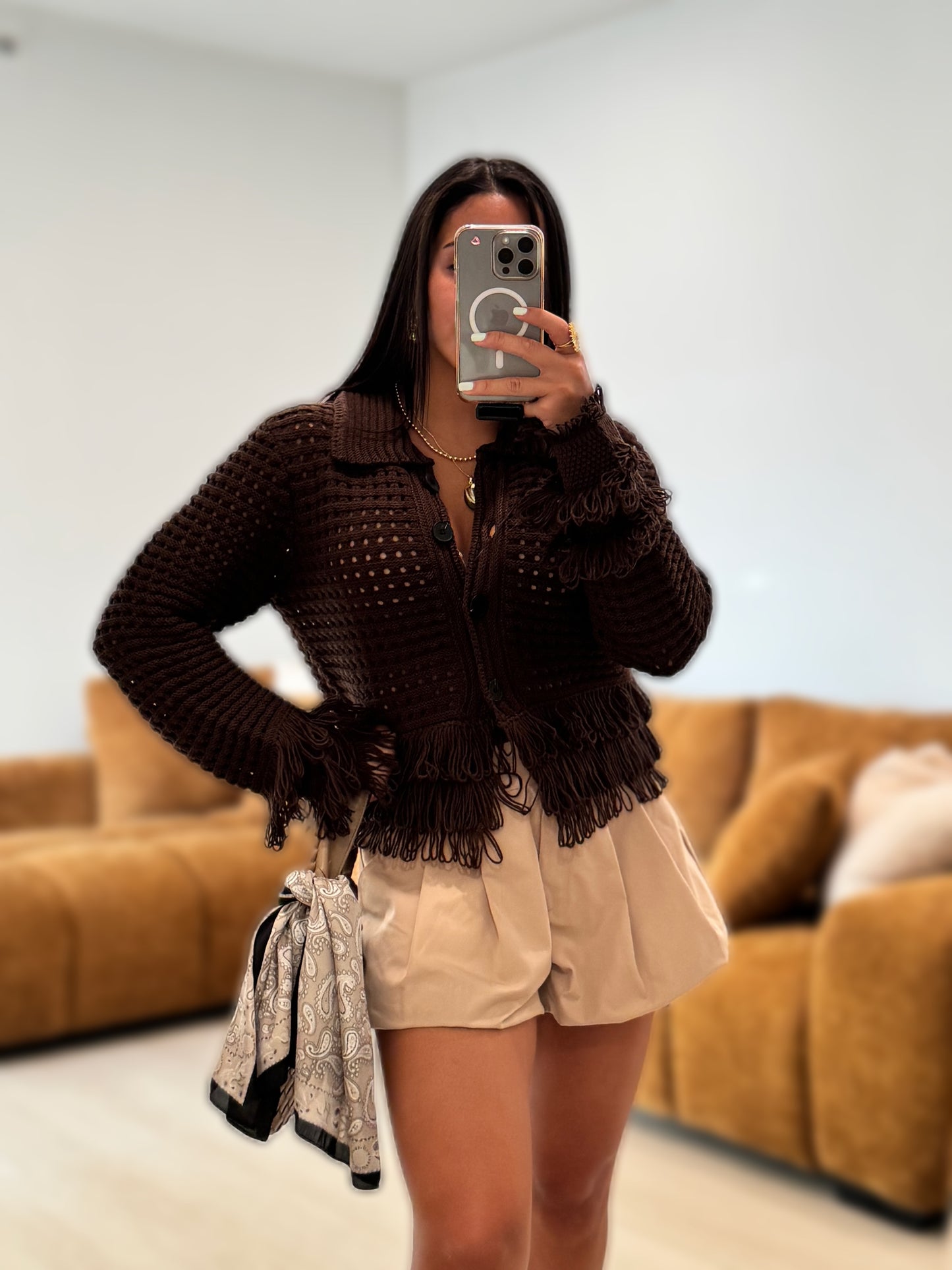 Autumn chic cardigan