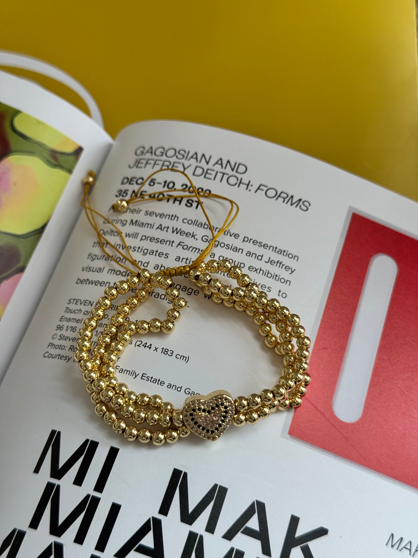 Triple Heart Pave Bracelet