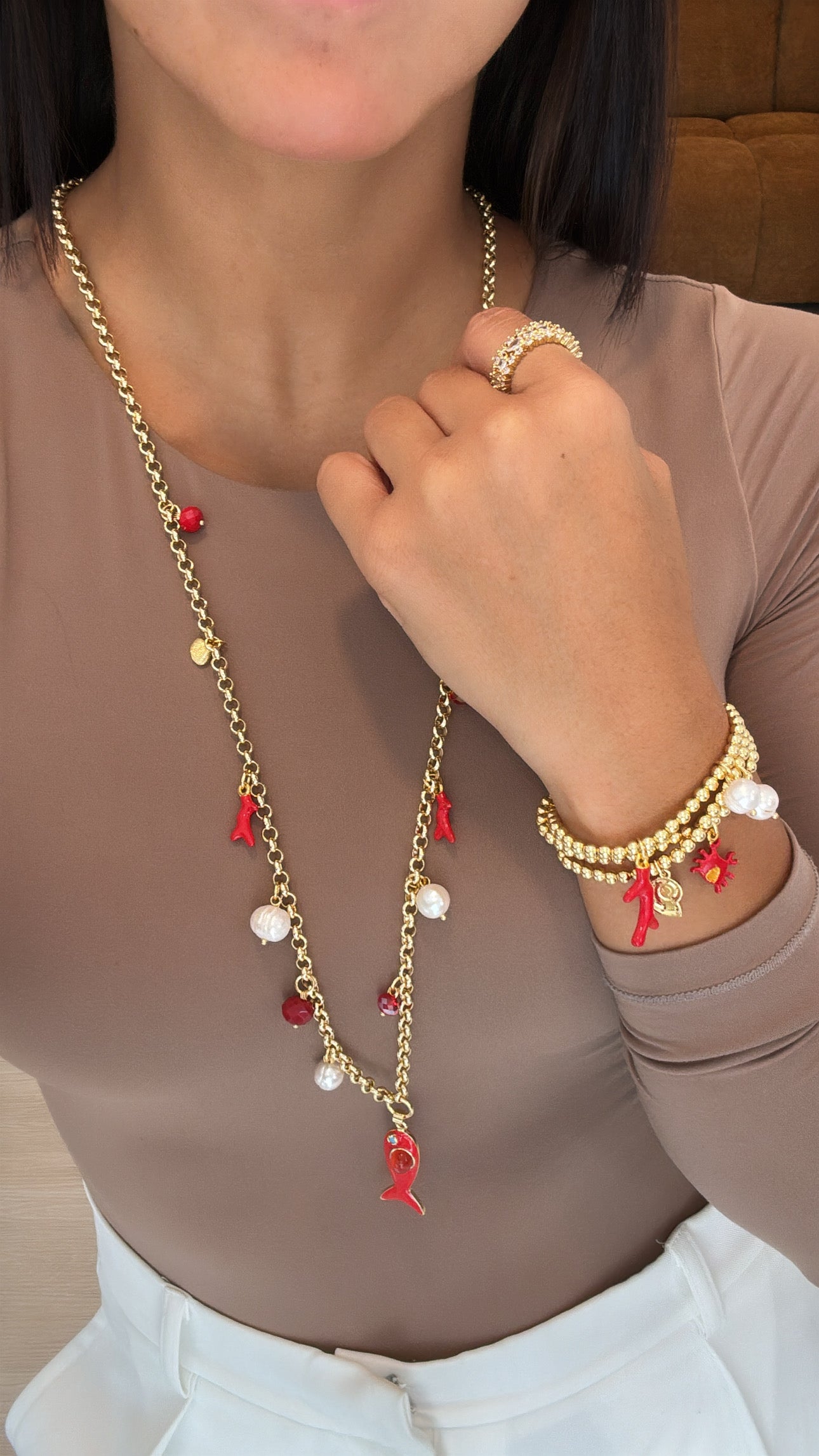 Coral reef bracelet