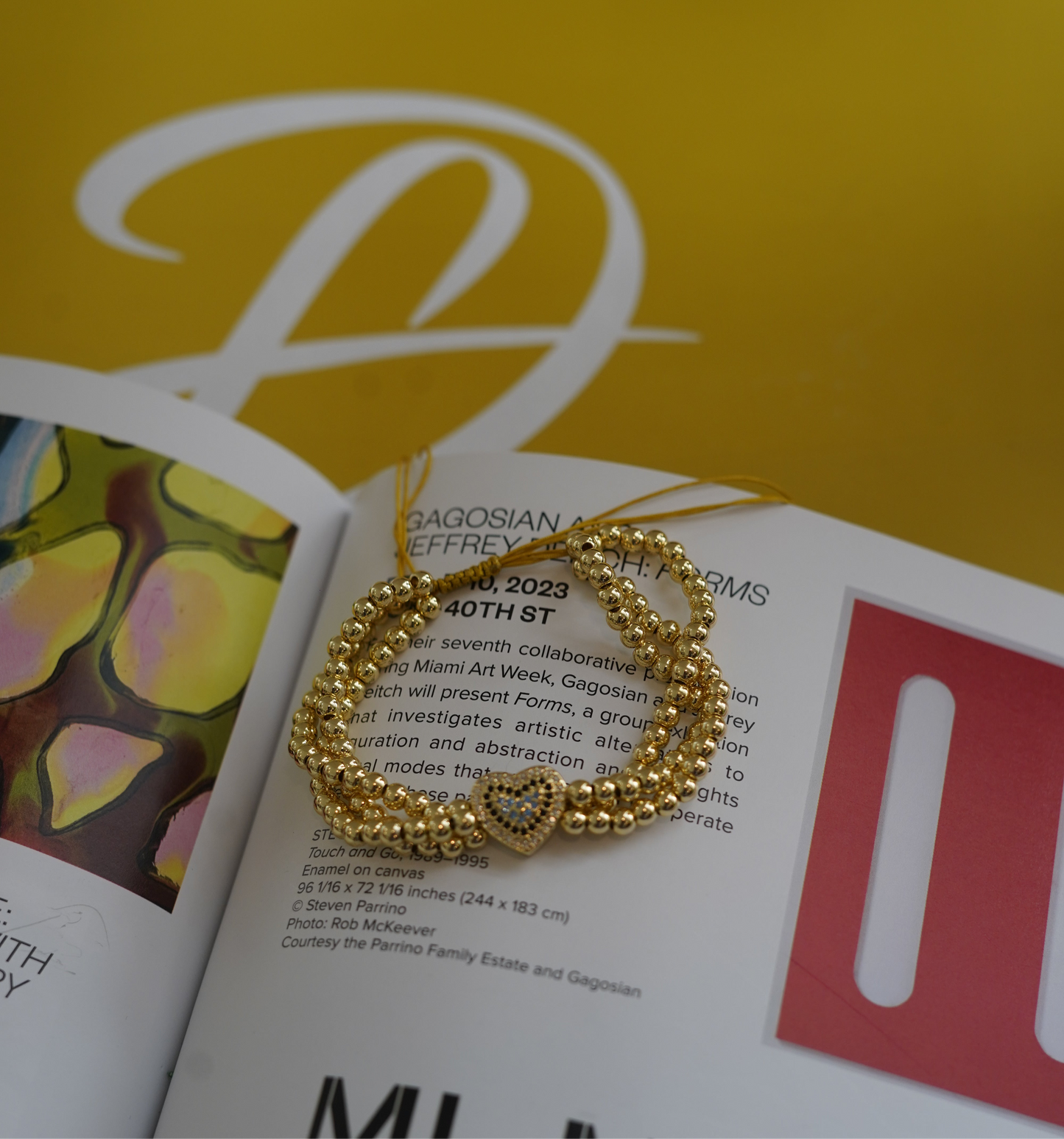Triple Heart Pave Bracelet