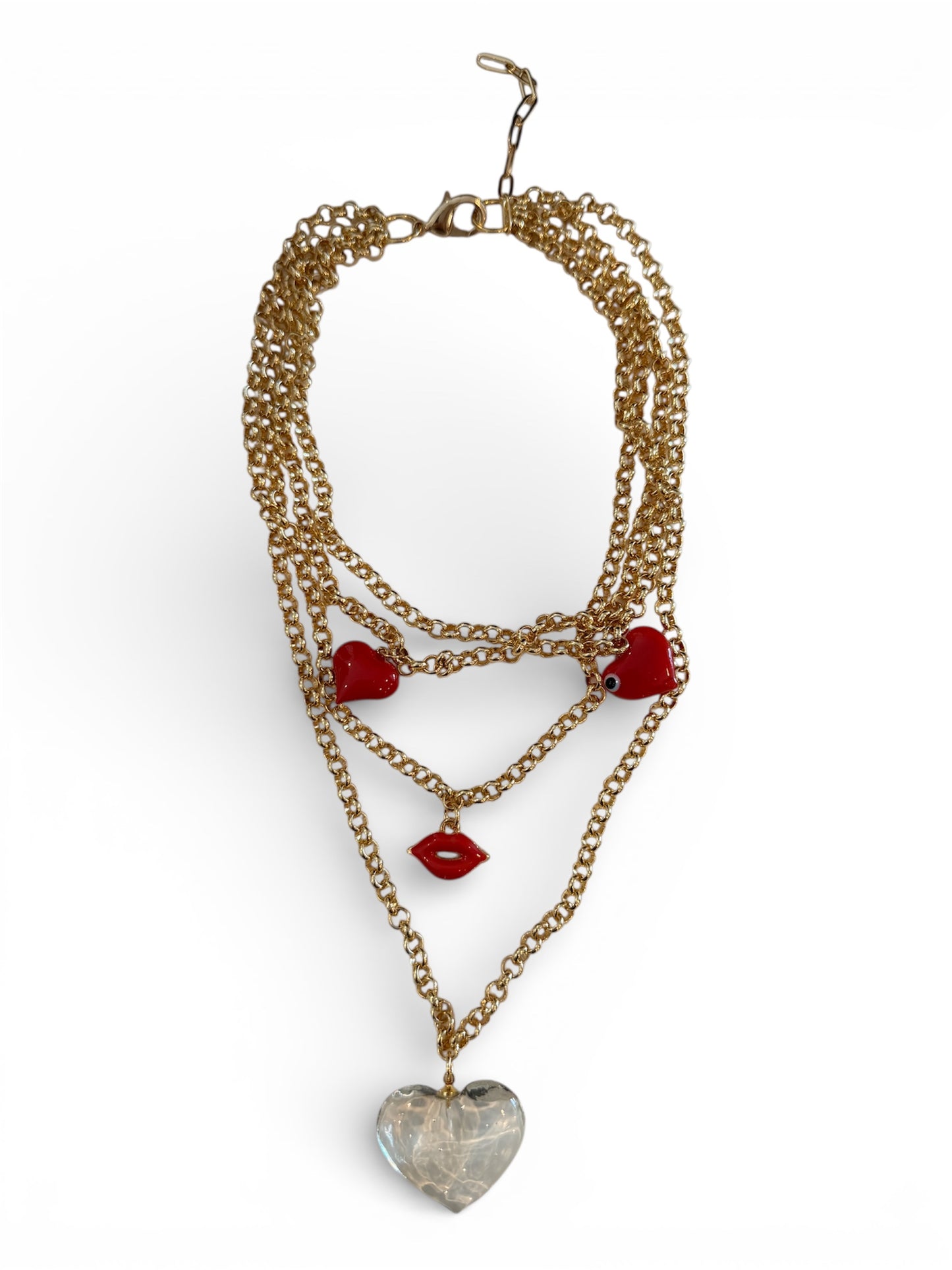 Valentine’s layer necklace
