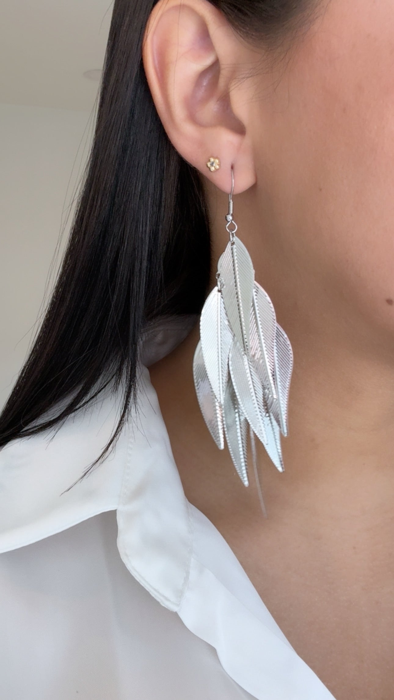 Leaves metallic Earrings