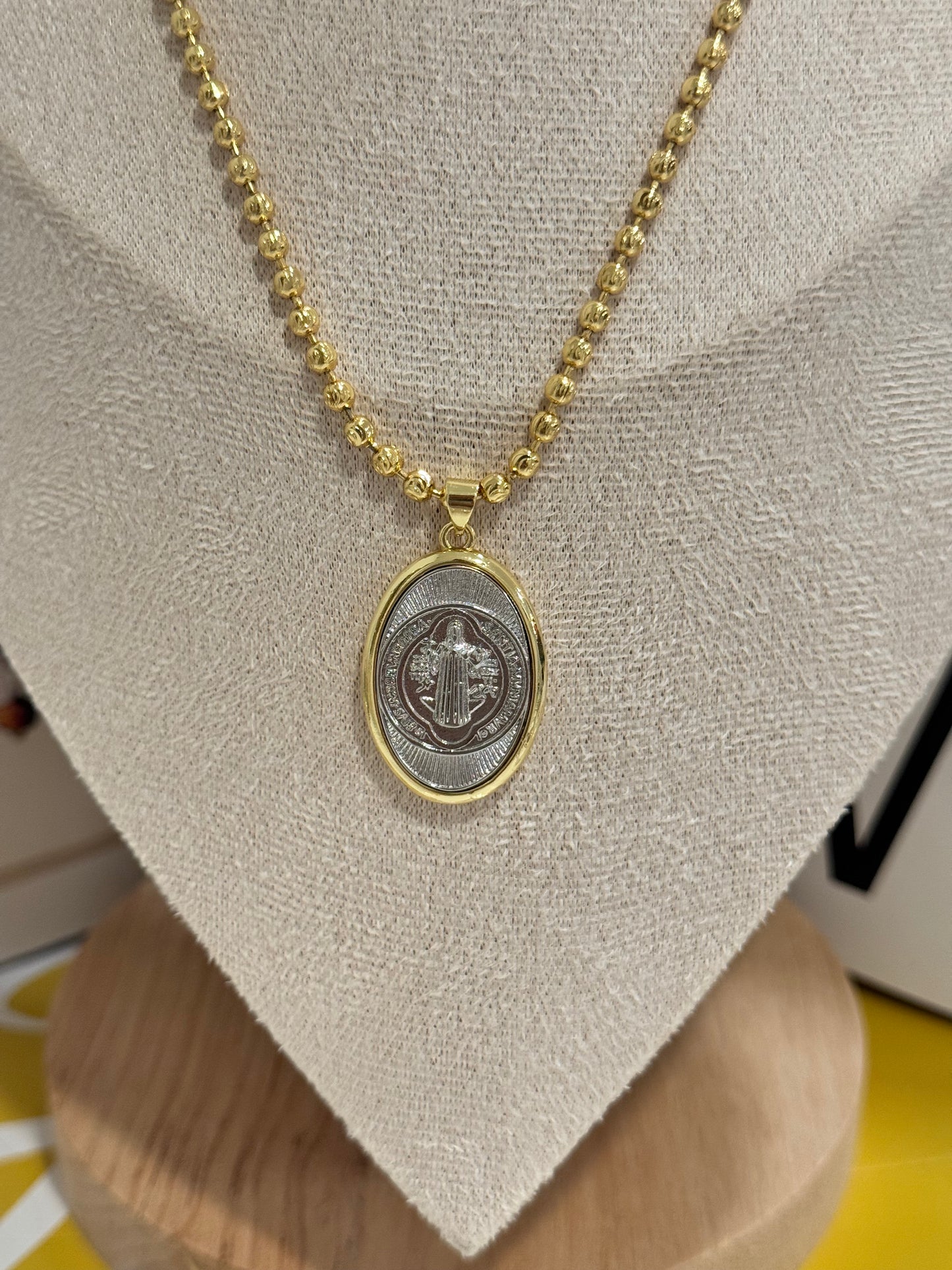 Religious long necklace