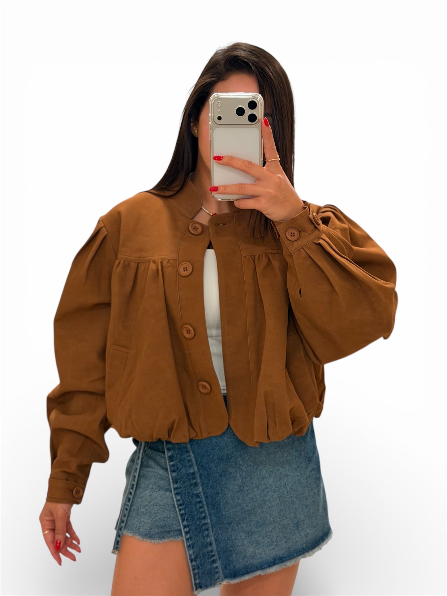 Bomber cinnamon jacket