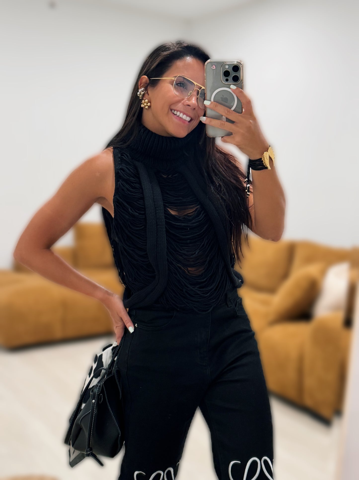 Sweat vest boho vibes