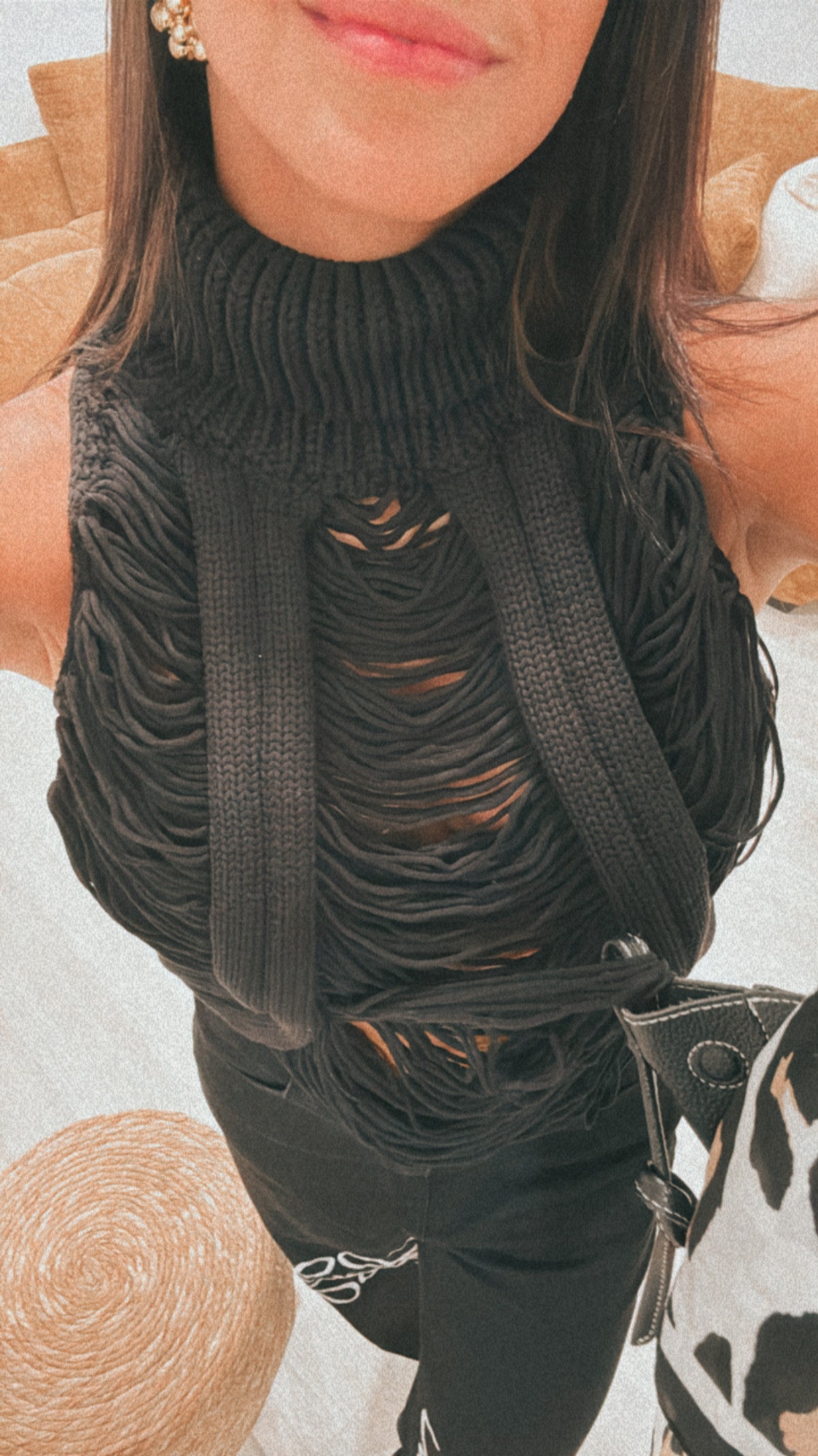 Sweat vest boho vibes