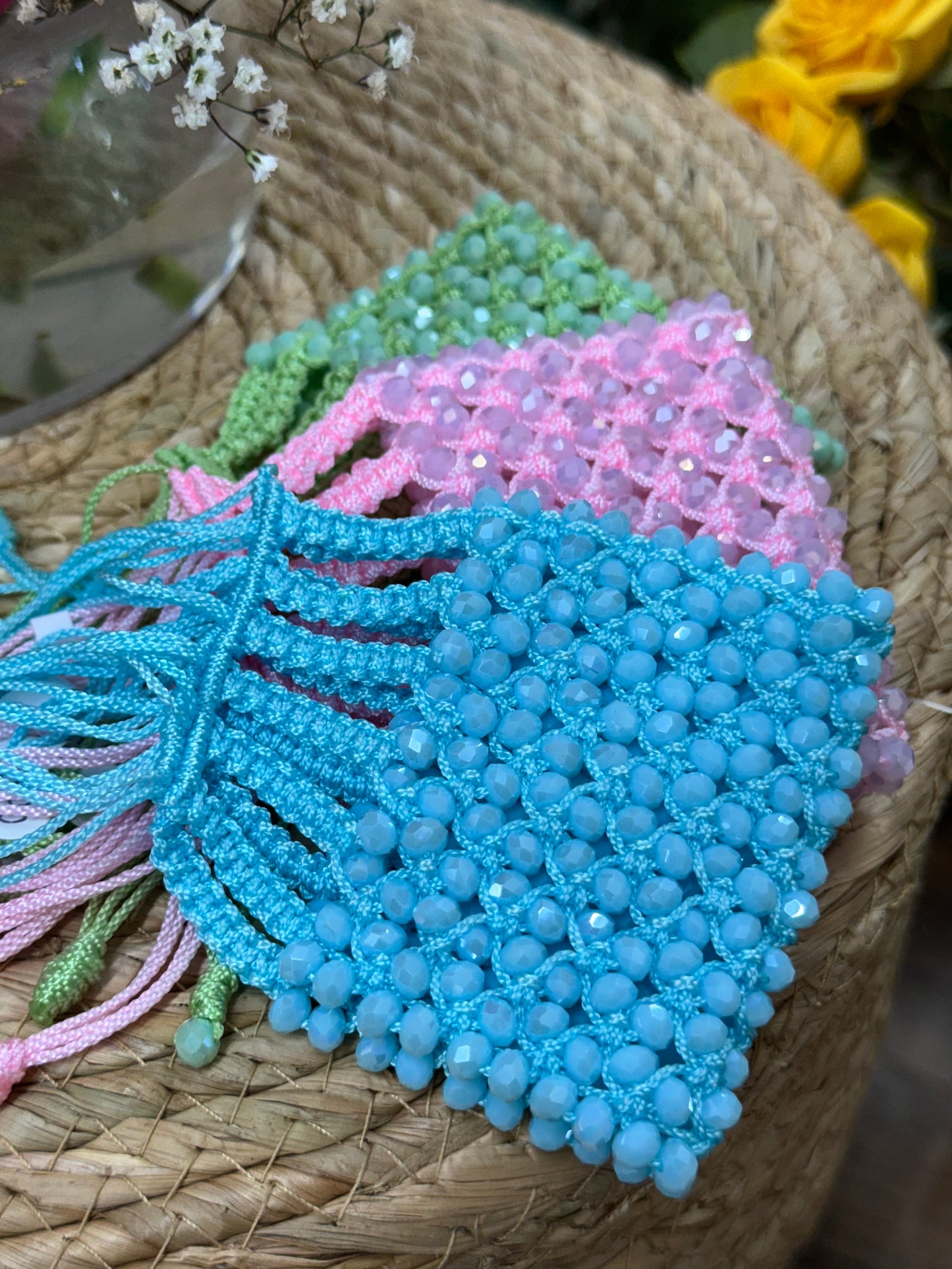Love in thread bracelet
