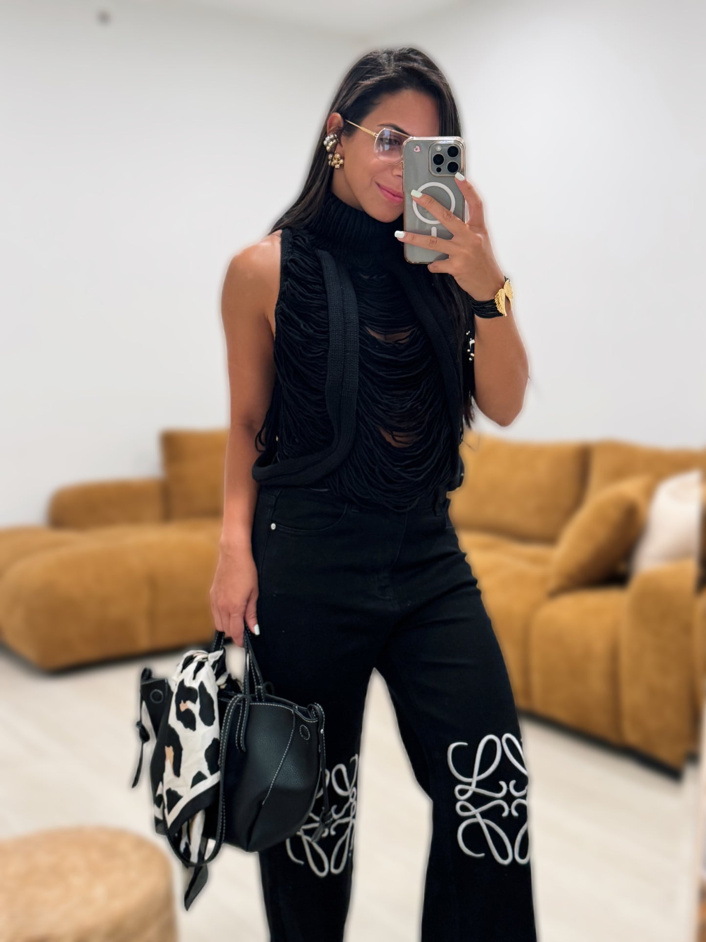 Sweat vest boho vibes