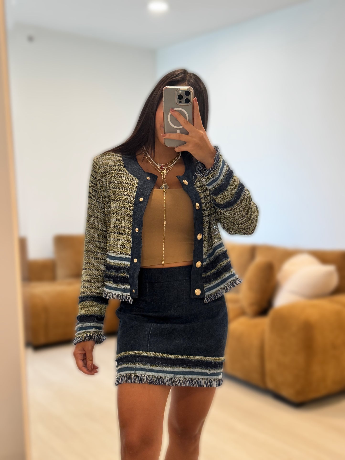 Denim Skirt Stretch