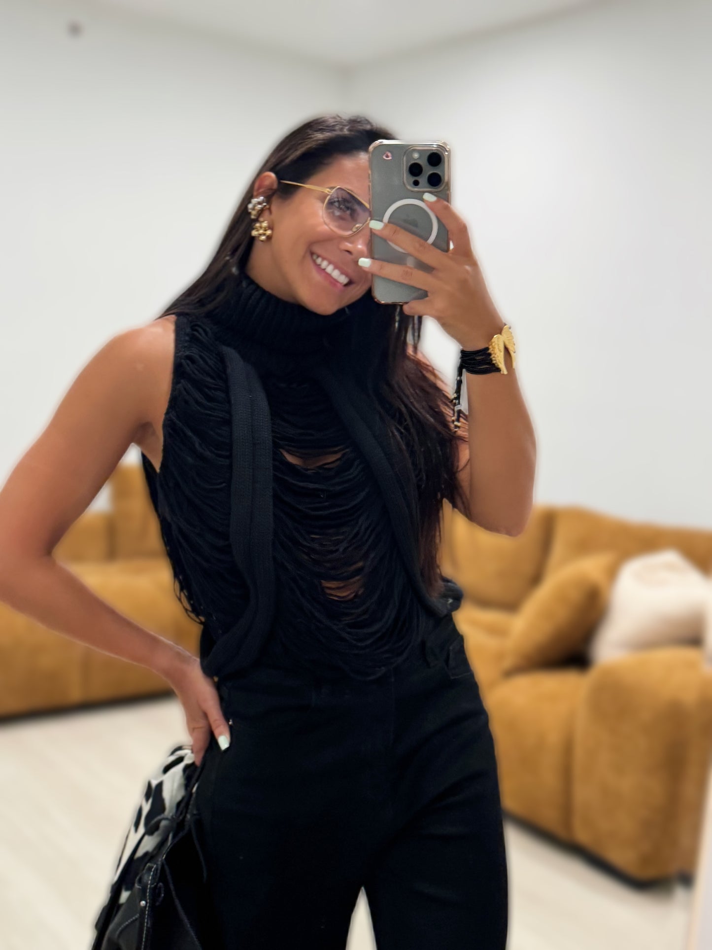 Sweat vest boho vibes