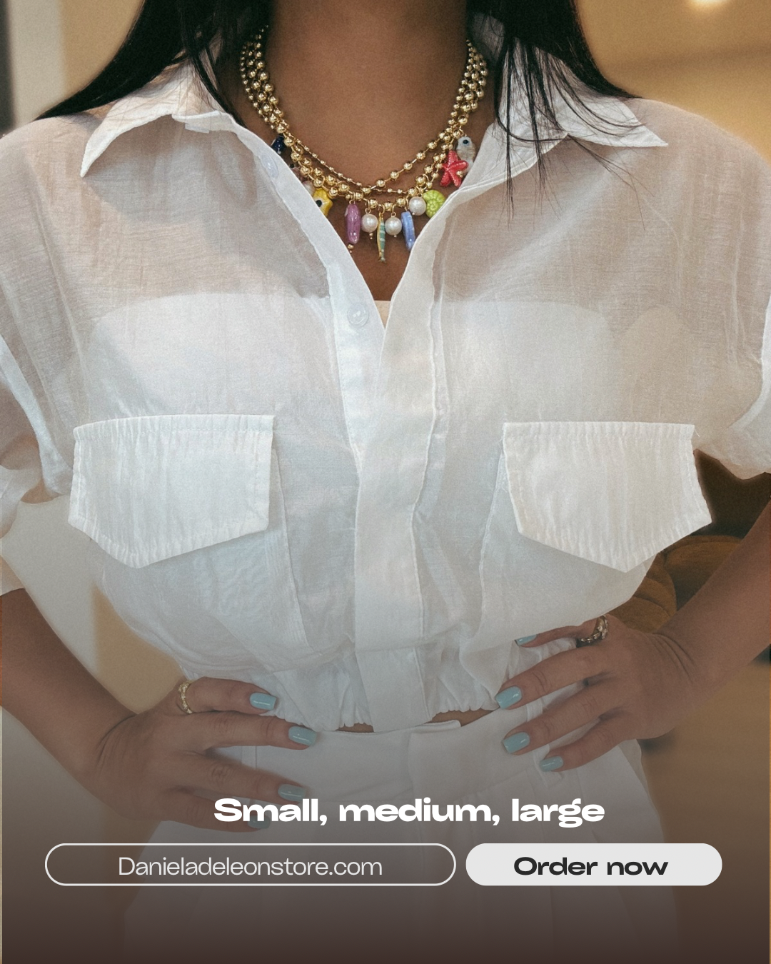 Pure white shirt