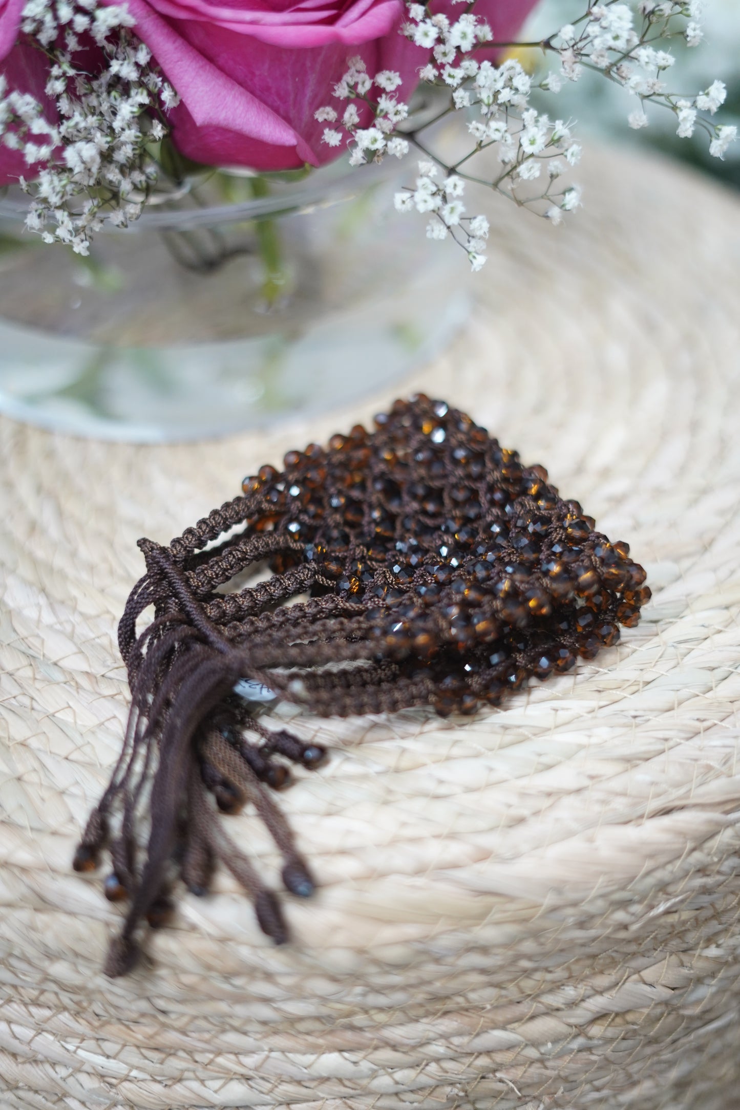 Love in thread bracelet
