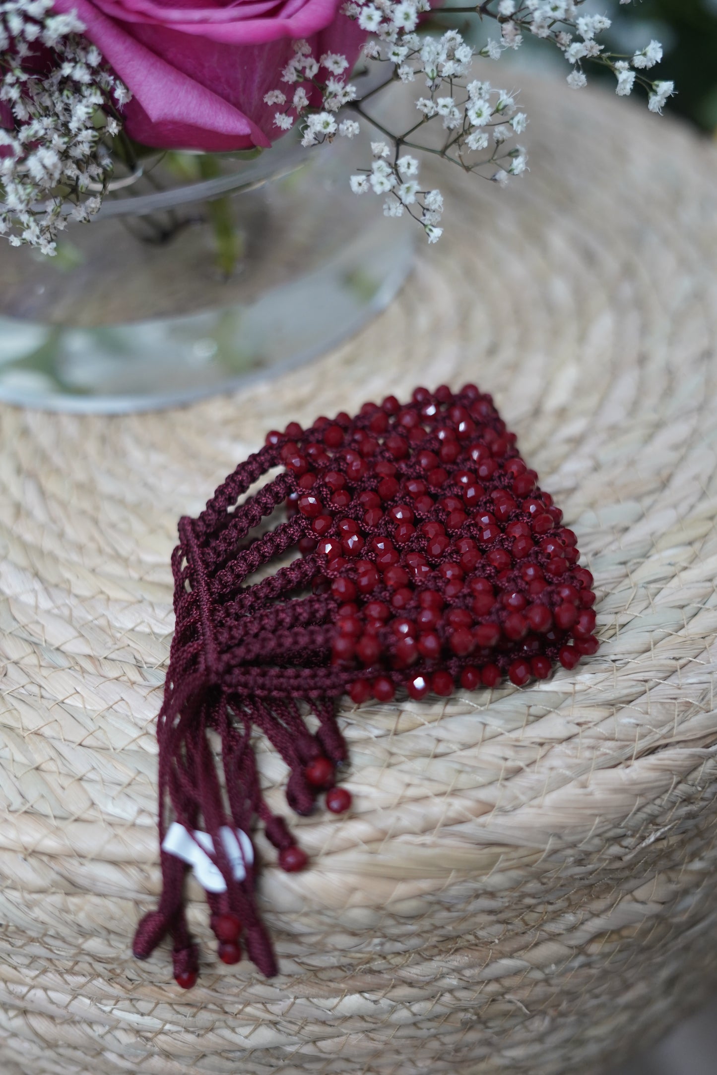 Love in thread bracelet