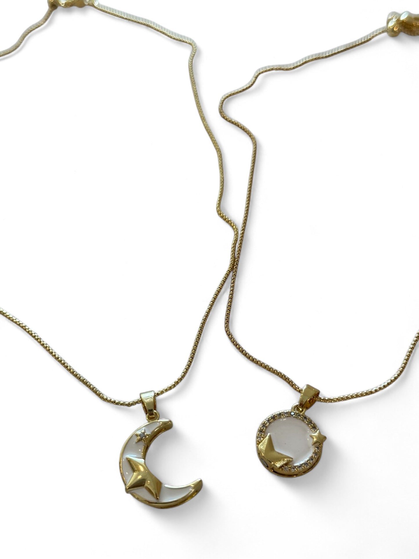 Friendship necklace (2 necklaces + 2 pairs of earrings)