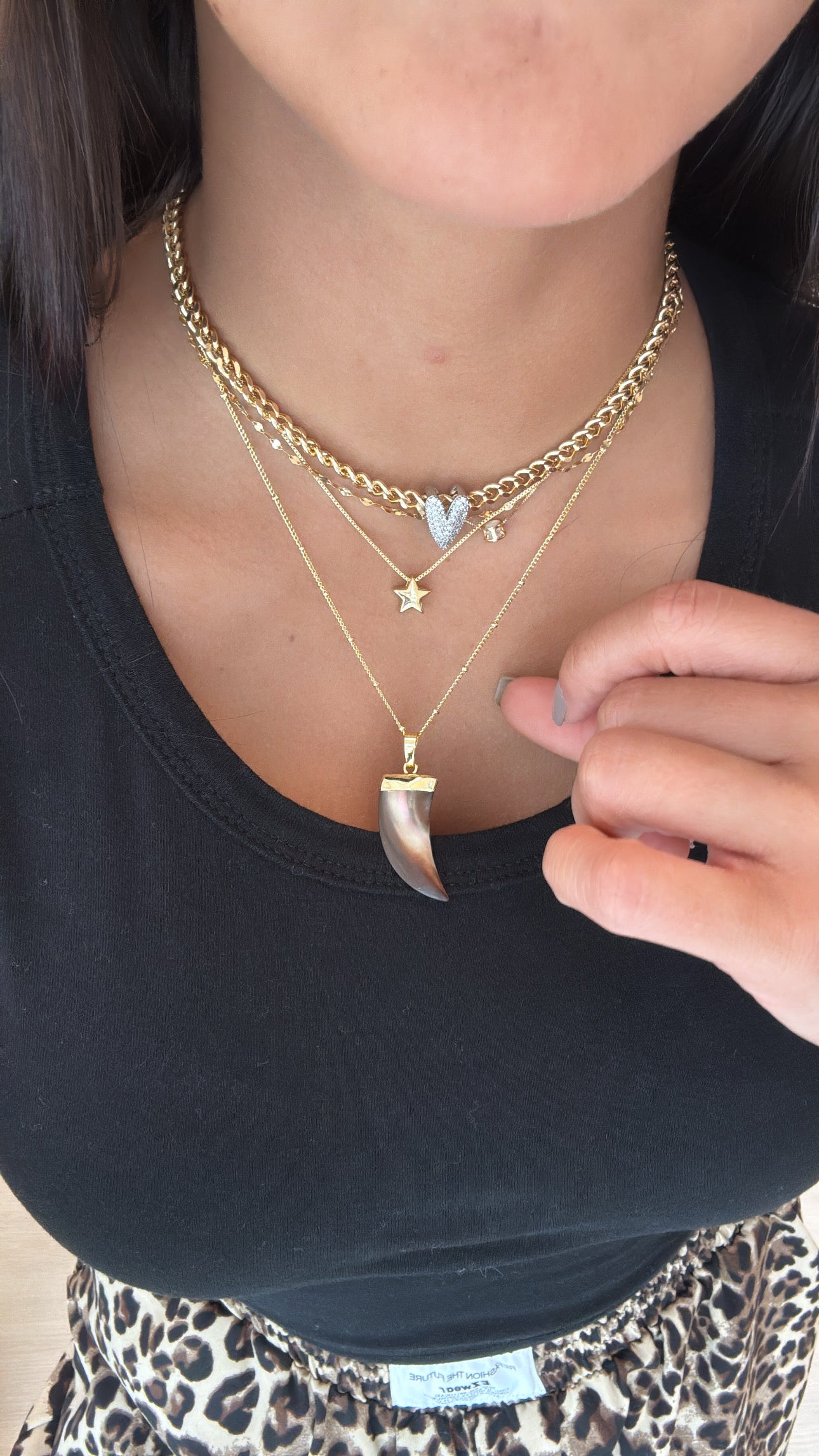 Star adjustable necklace