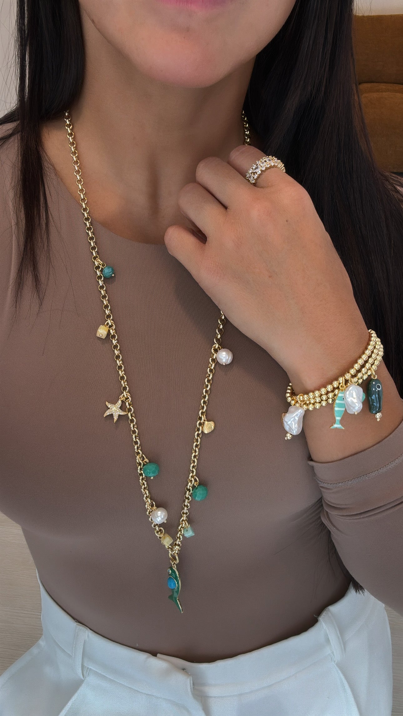 Eternal summer long necklace