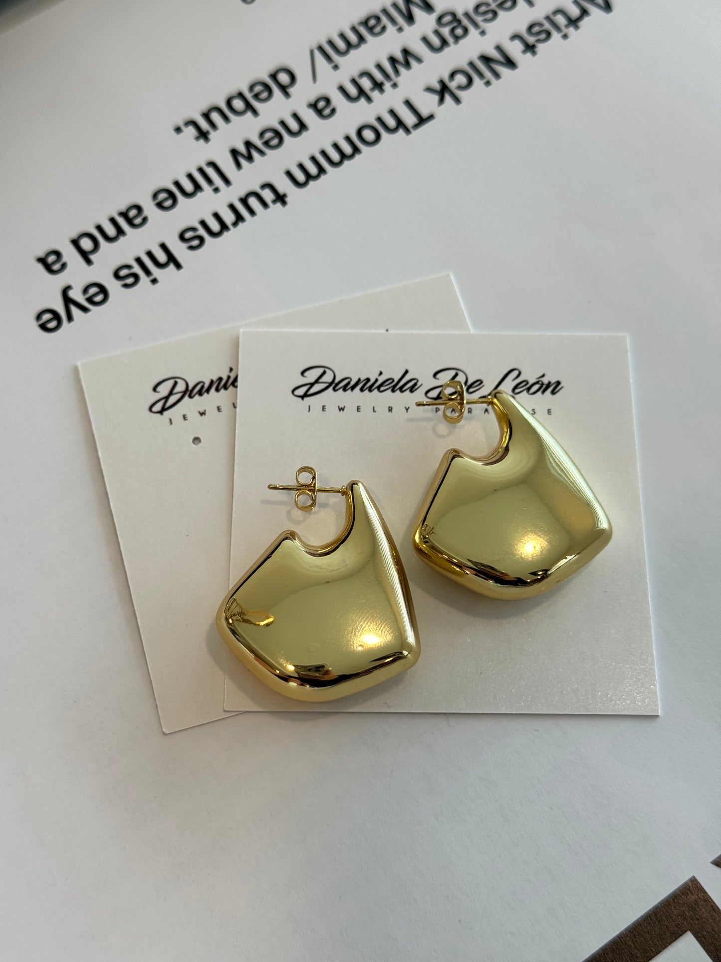 Chunky earrings