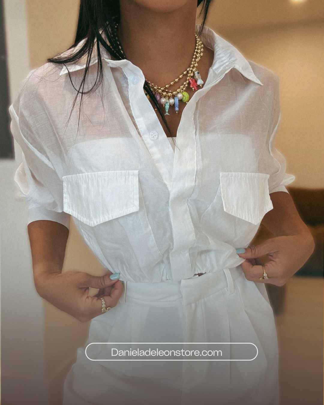 Pure white shirt