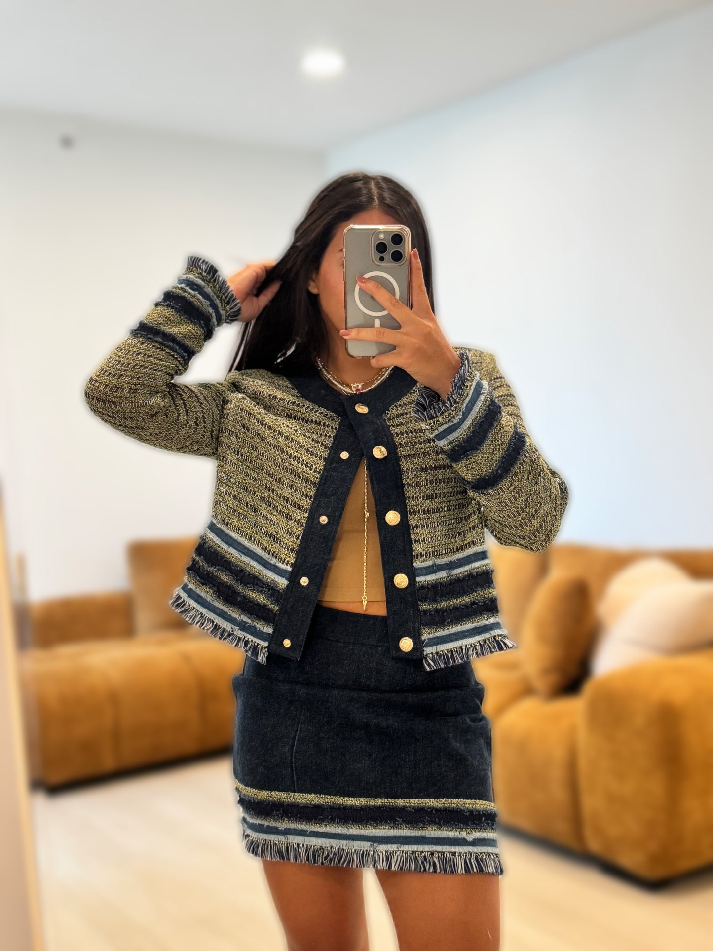 Denim Skirt Stretch