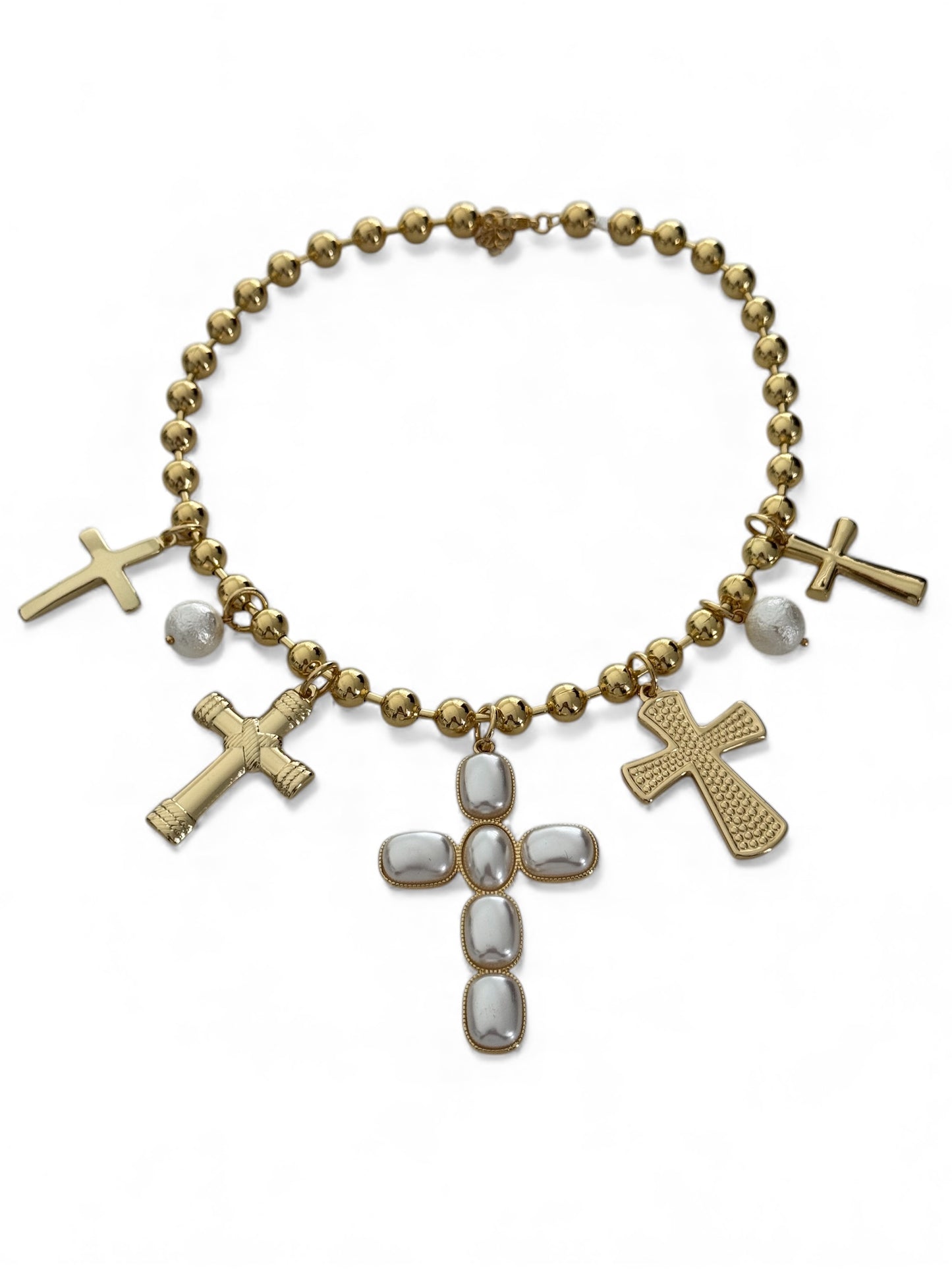 Coolest crosses necklace