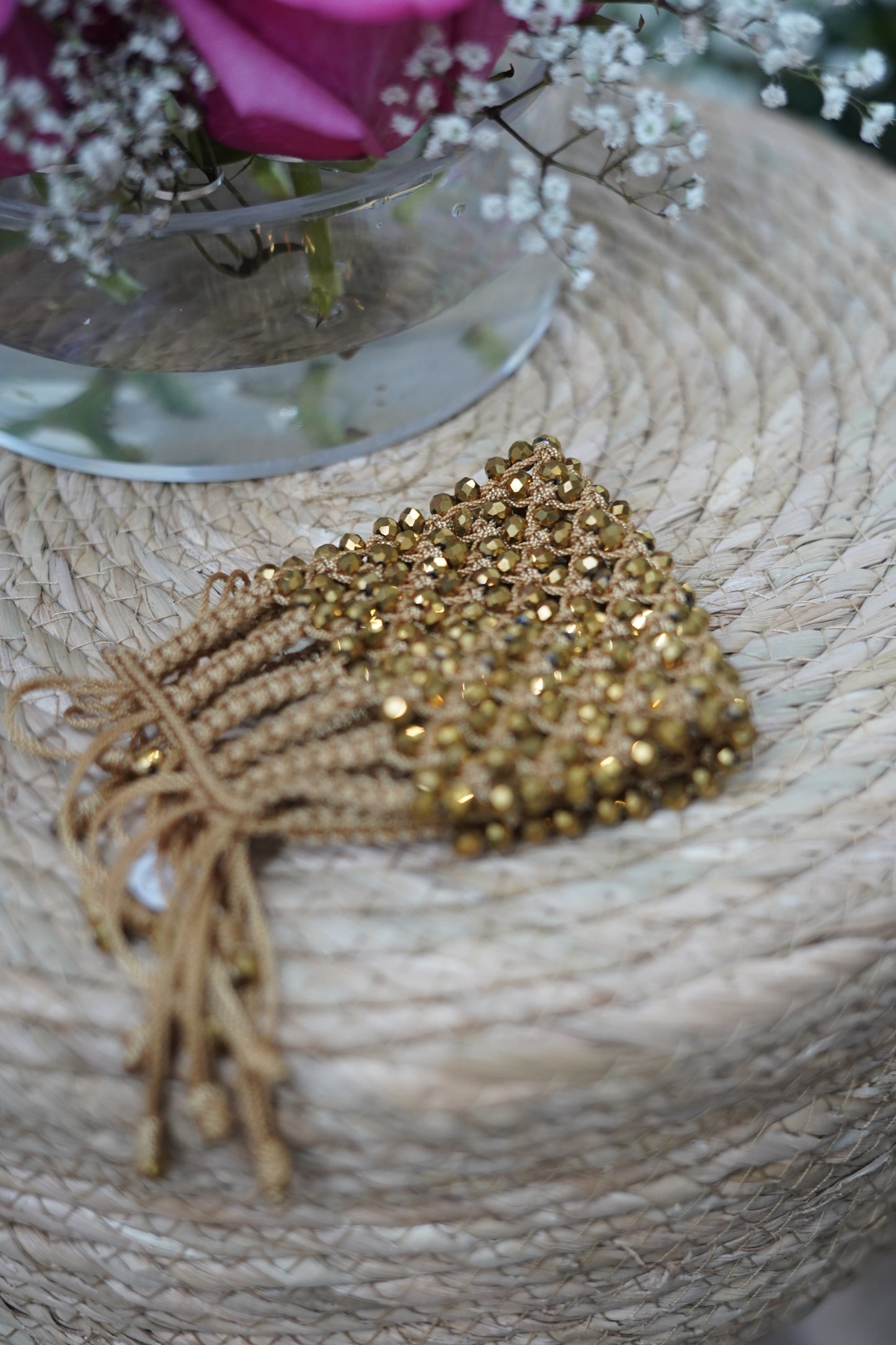 Love in thread bracelet