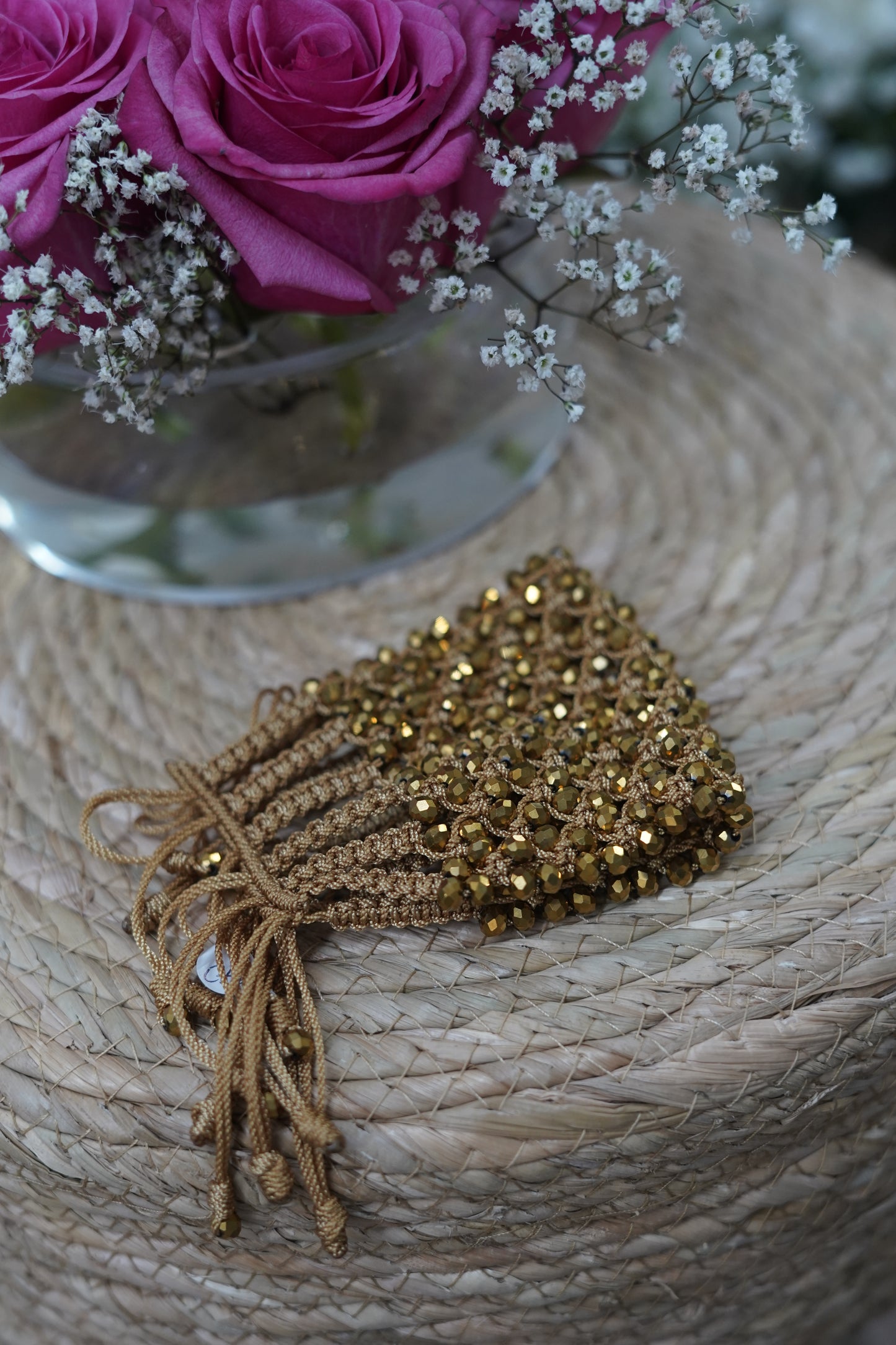 Love in thread bracelet