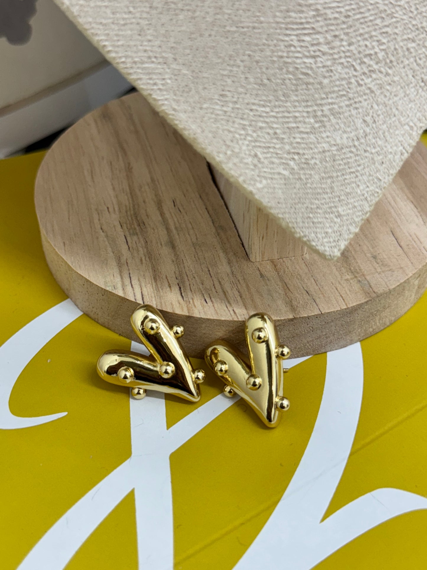 Heart Necklace + earrings set