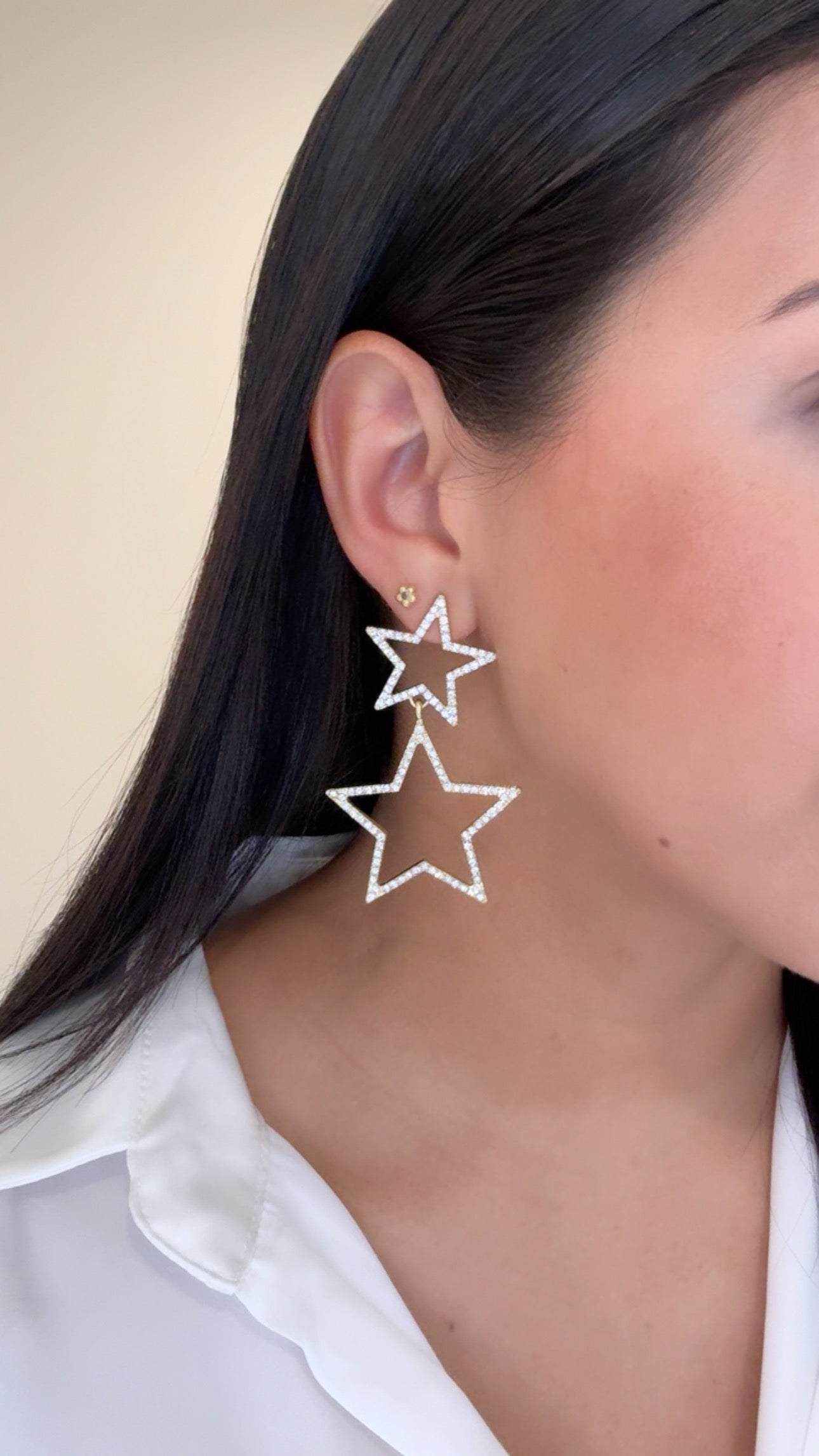 Star Dangle Earrings
