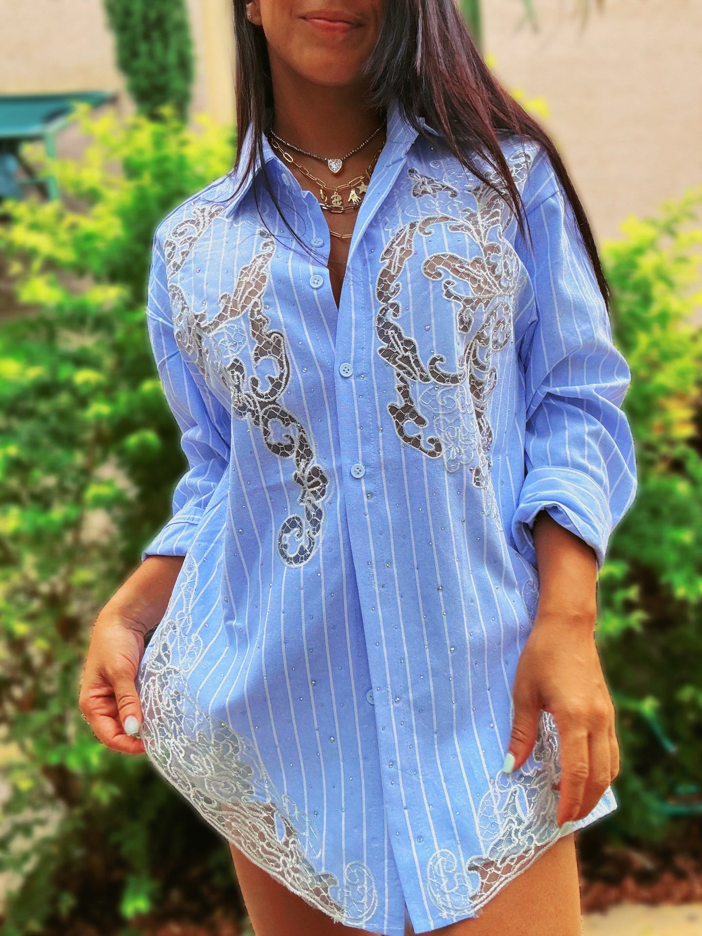 Blue Lace Dream Shirt