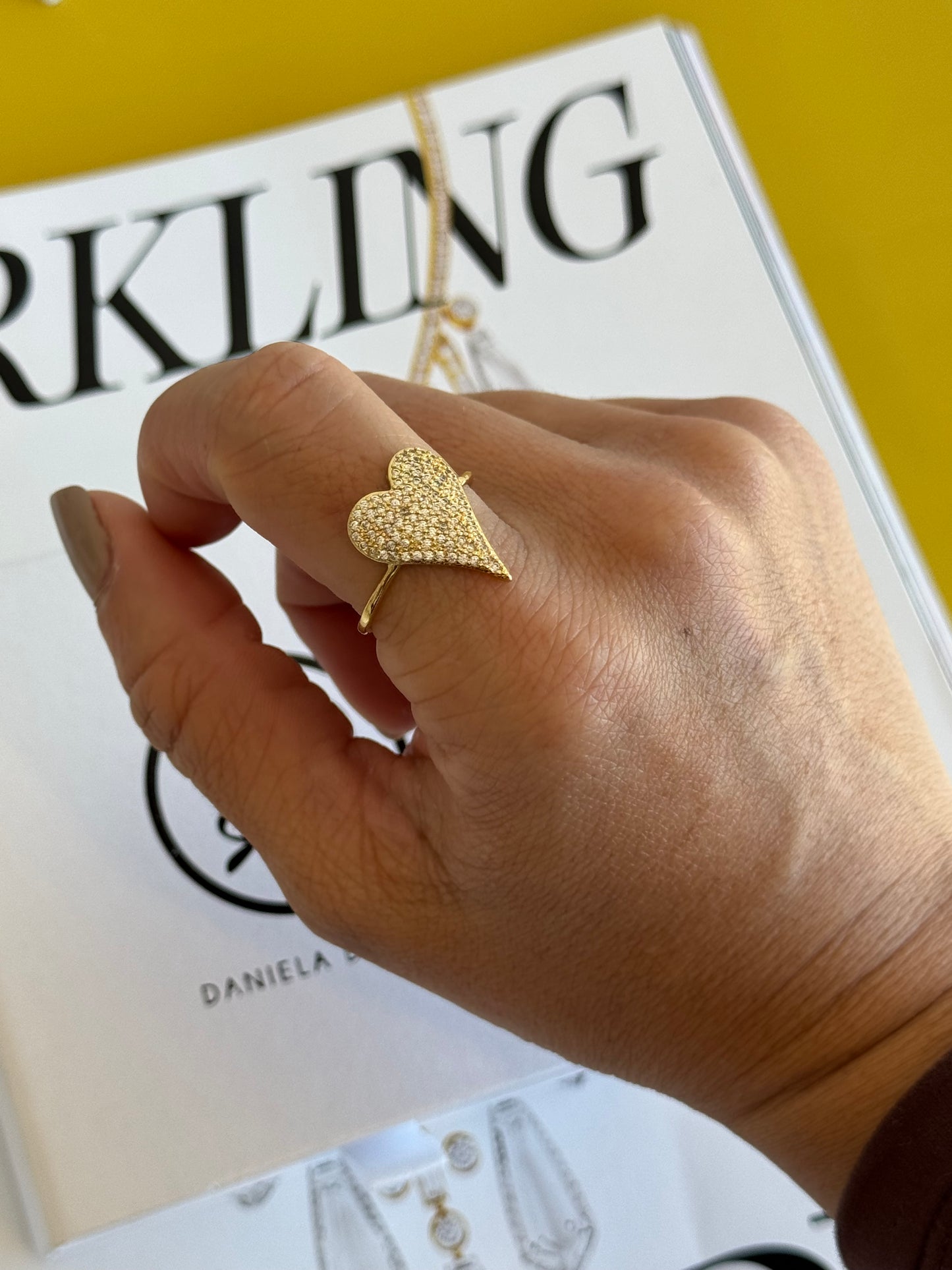 Adjustable Heart ring