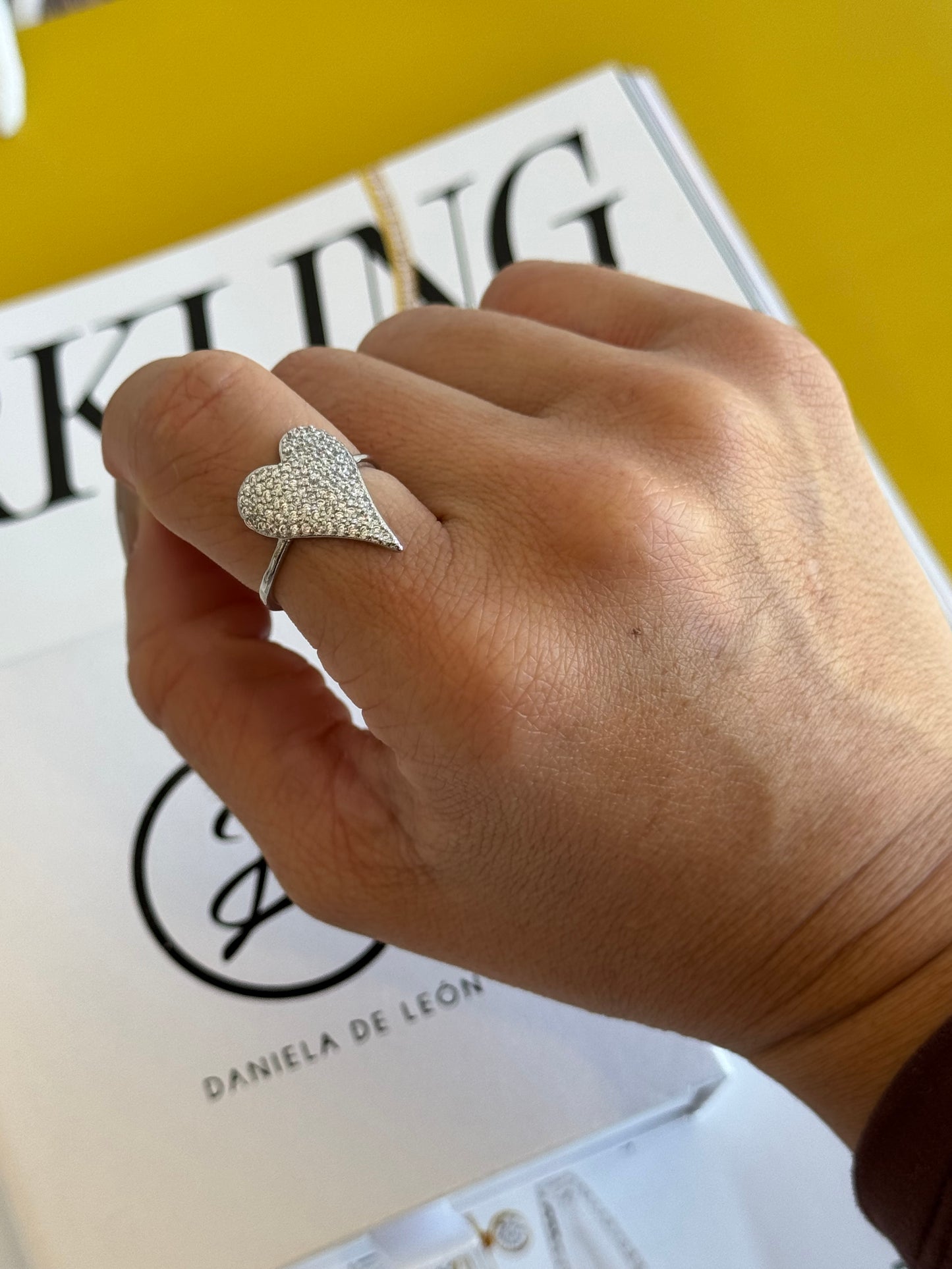Adjustable Heart ring