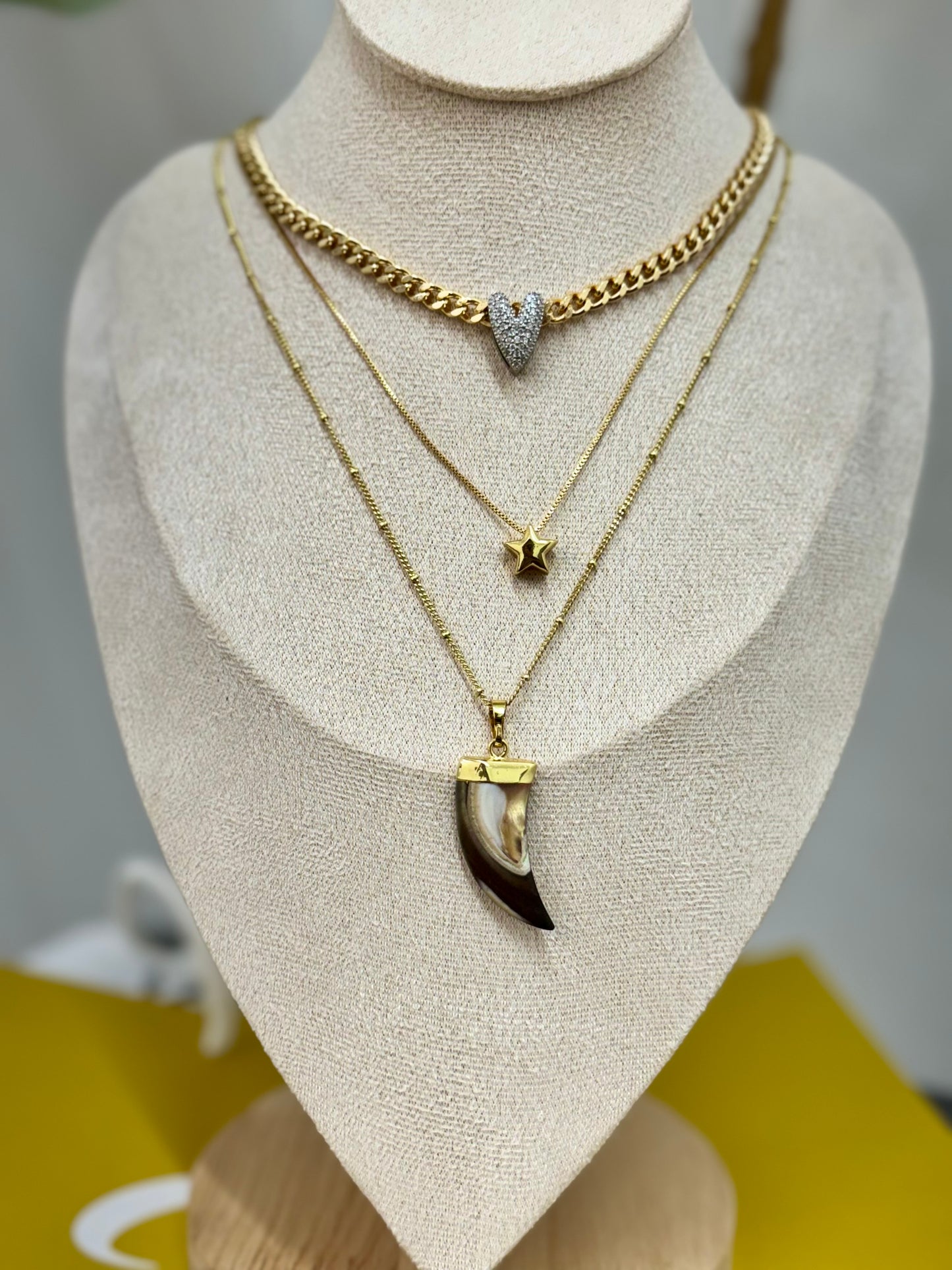 Star adjustable necklace