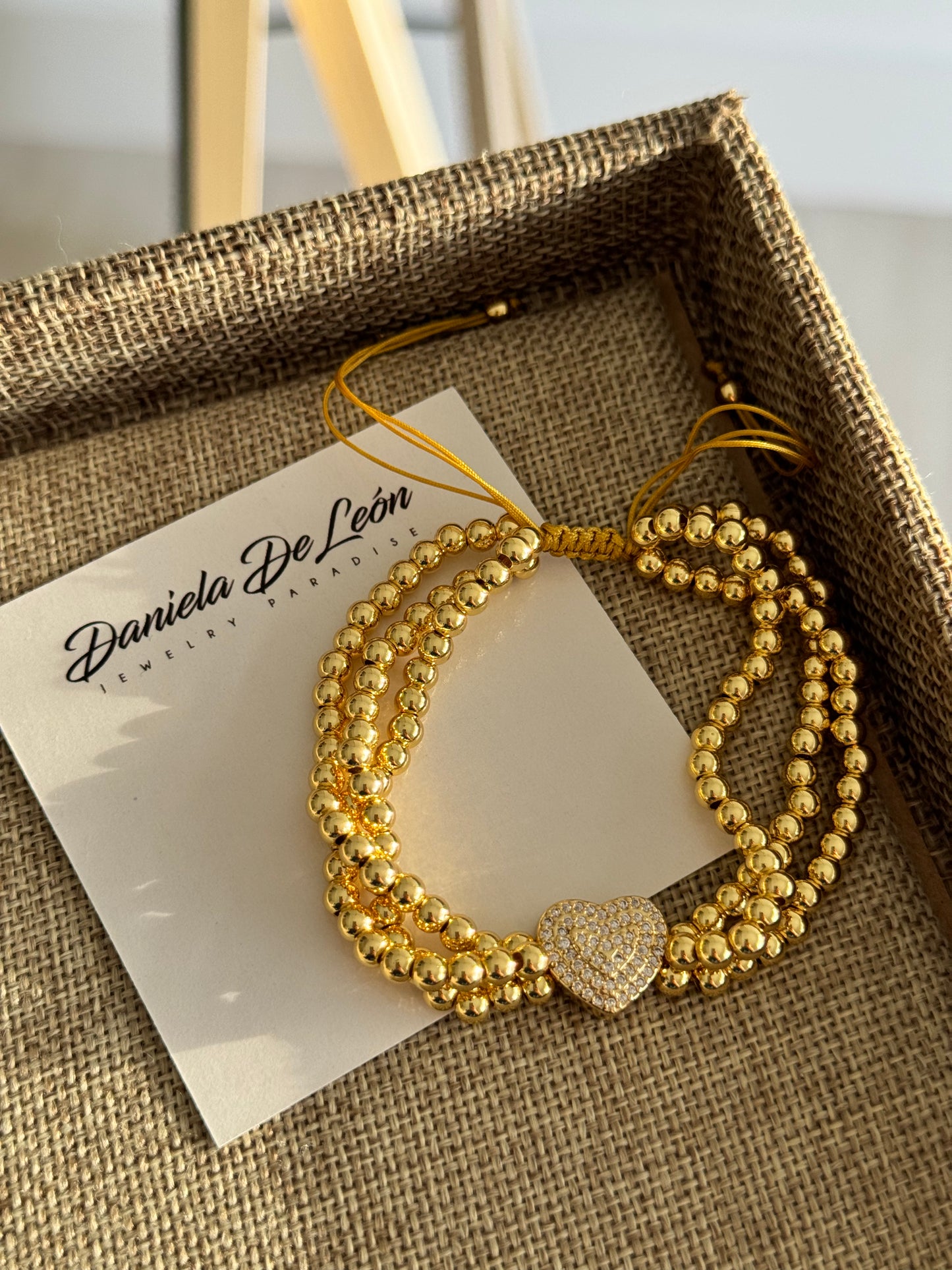 Triple Heart Pave Bracelet