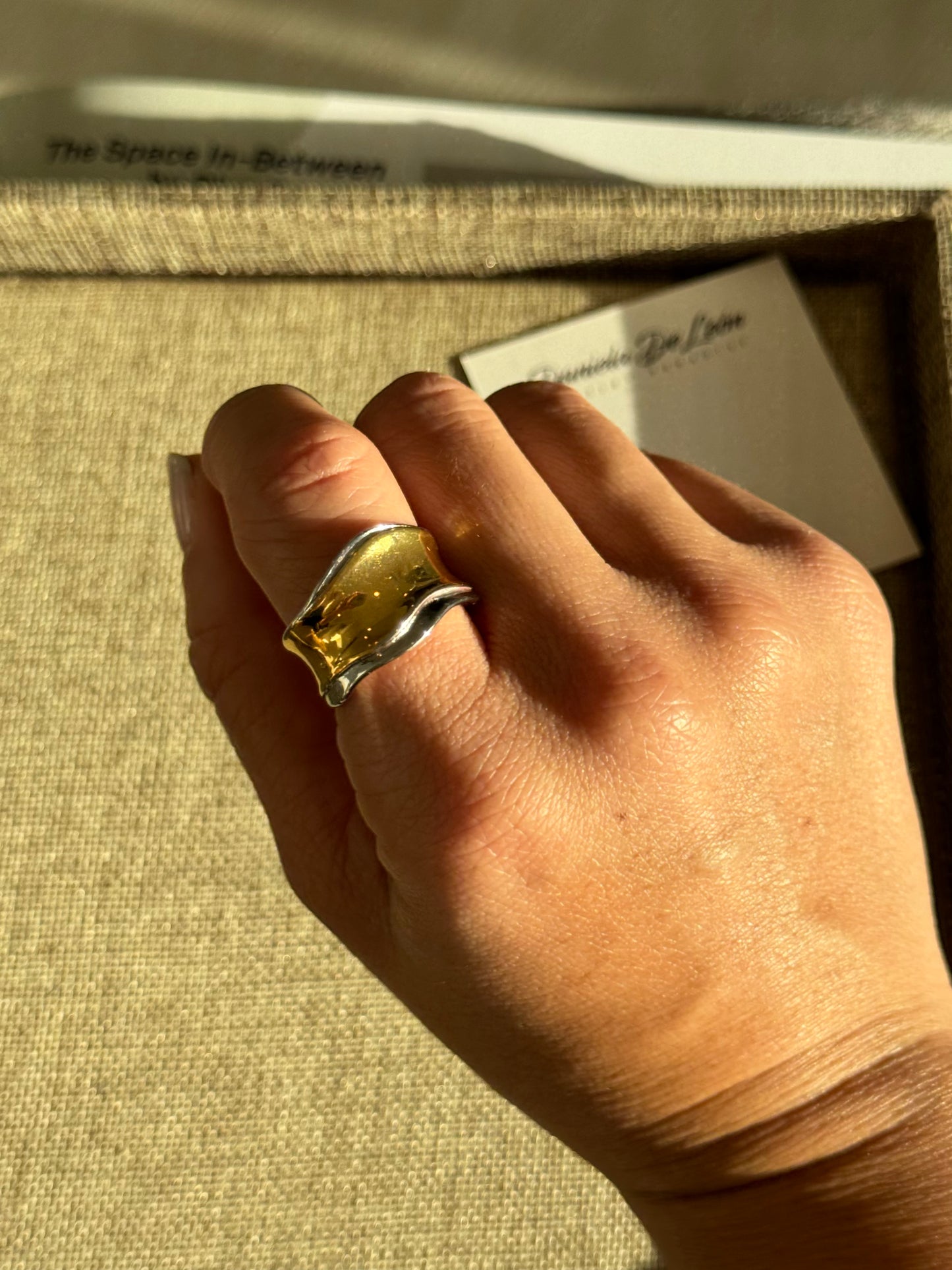 Two tone essential ring