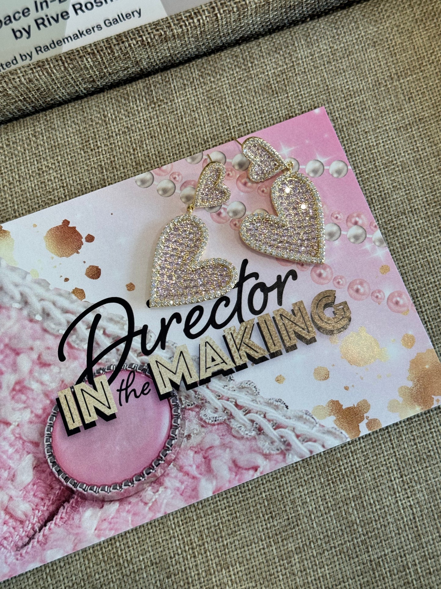 Pretty Pink Heart Earrings