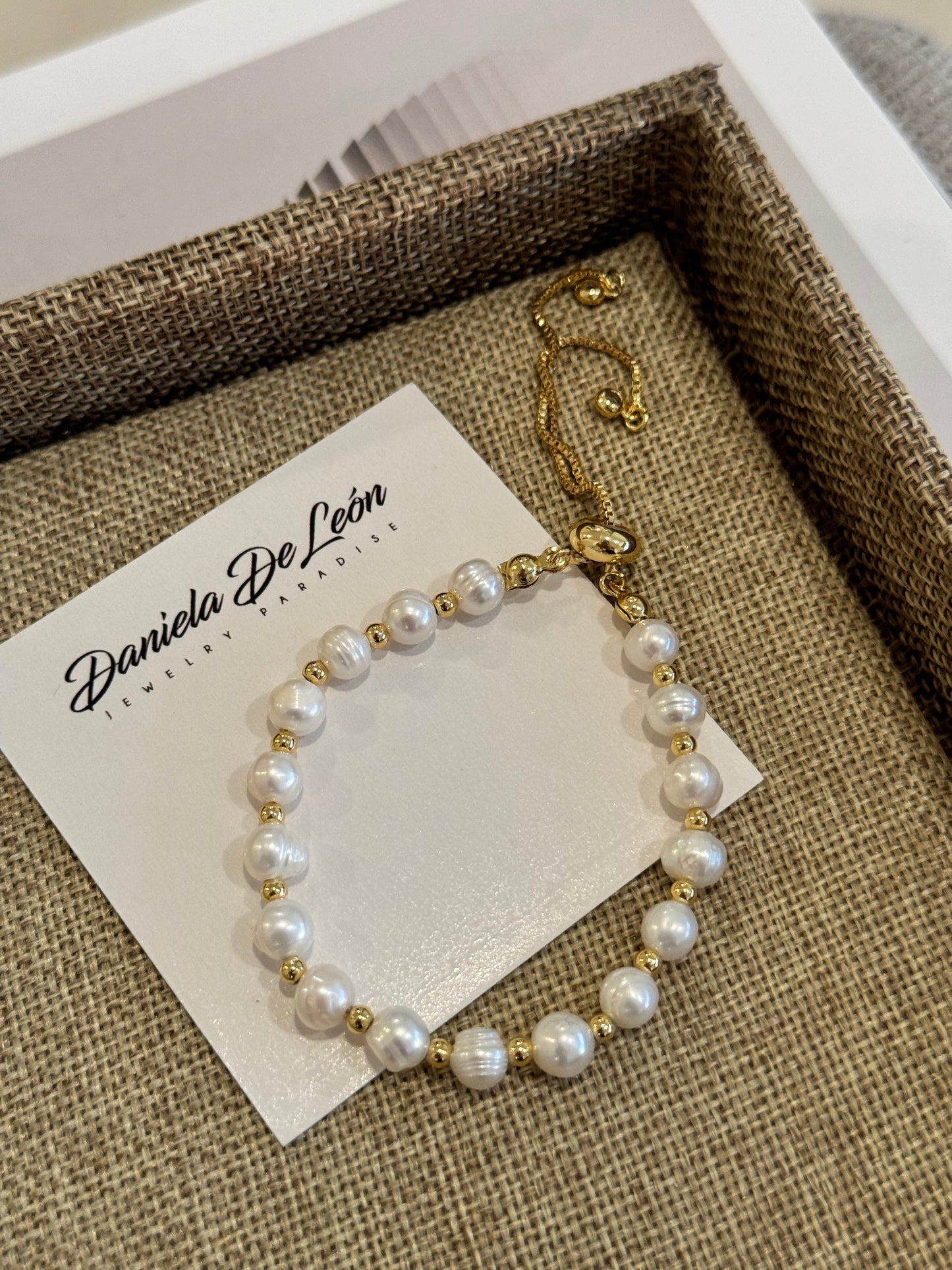 Pearl Adjustable Bracelet