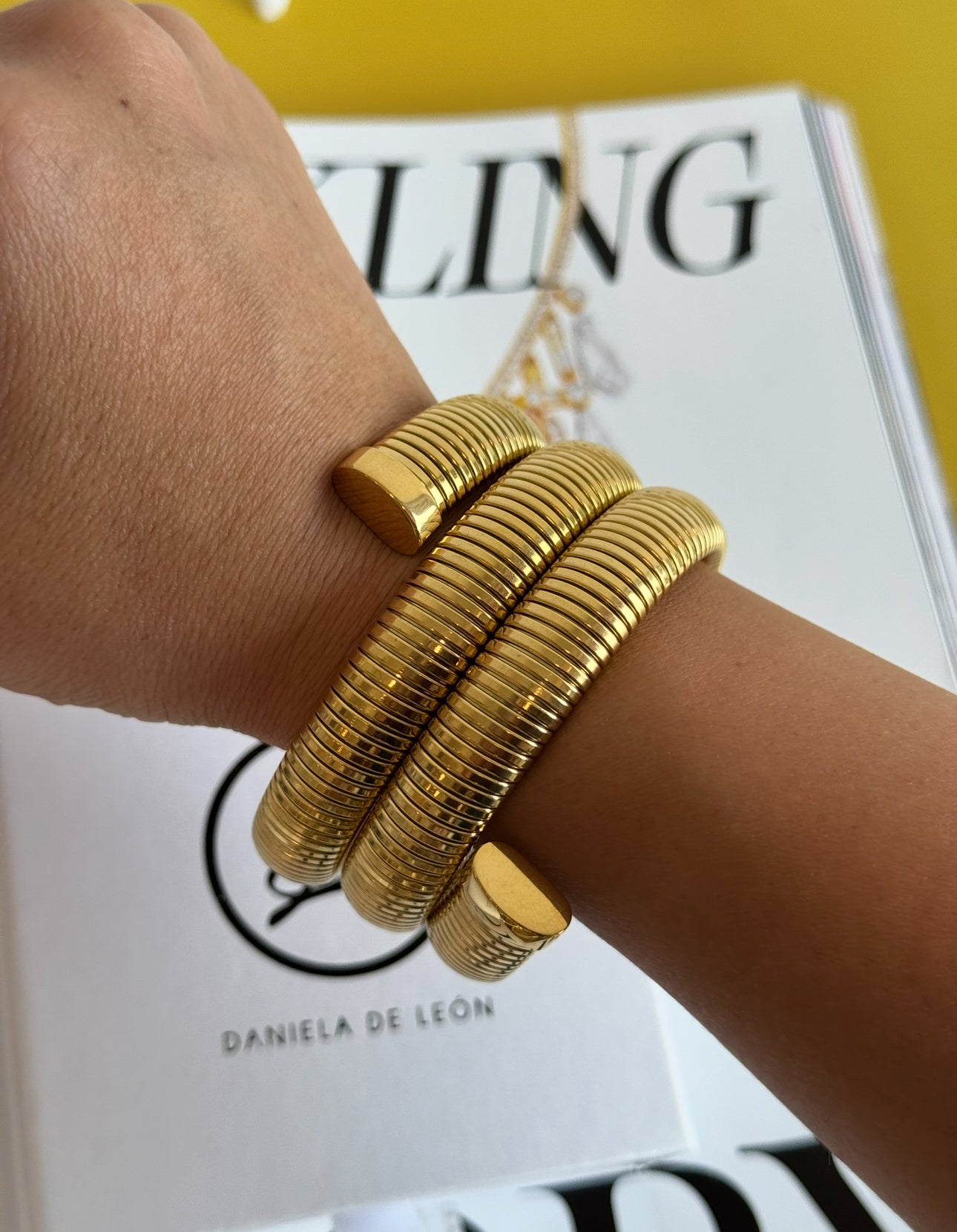Spiral bracelet