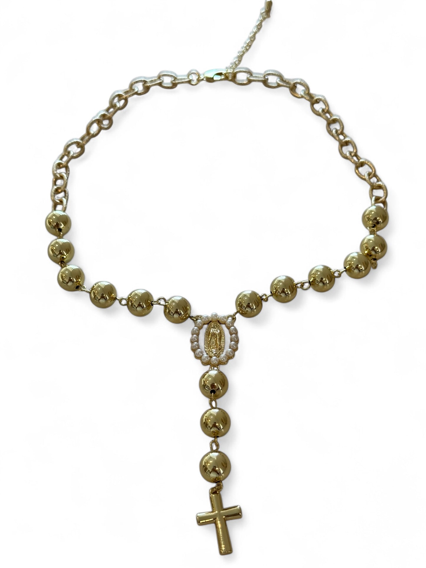 Rosario necklace with earrings