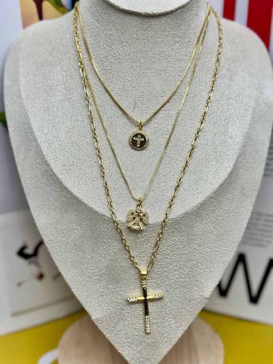 Bless layer necklaces