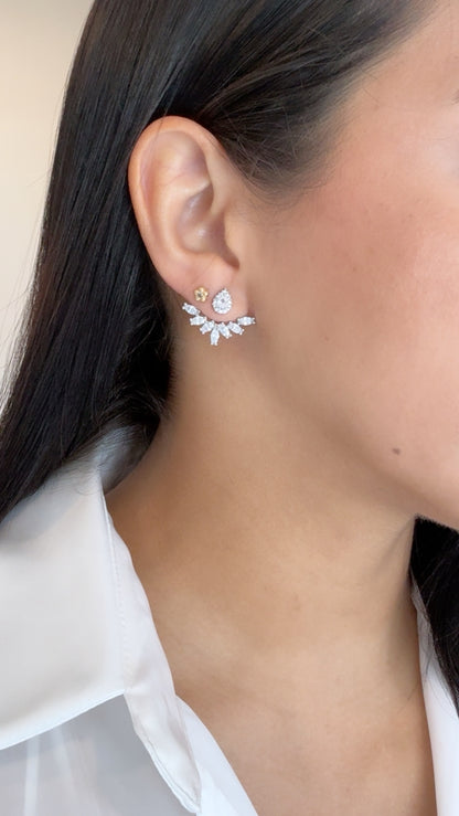 Crystal decor earrings