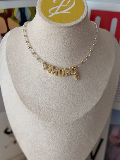 Mom crystal choker