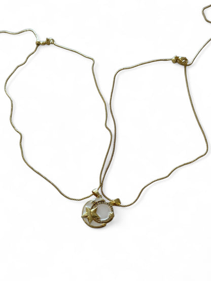 Friendship necklace (2 necklaces + 2 pairs of earrings)