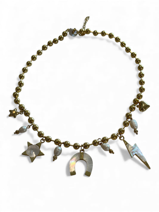 Nacar charming necklace