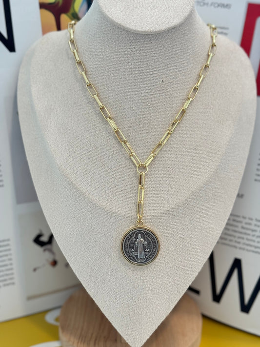 St Jude Y necklace