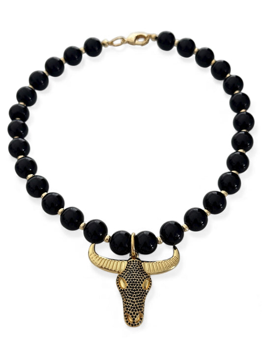 Best seller bull necklace