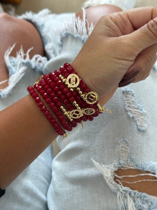 Mandamientos crystal bracelet