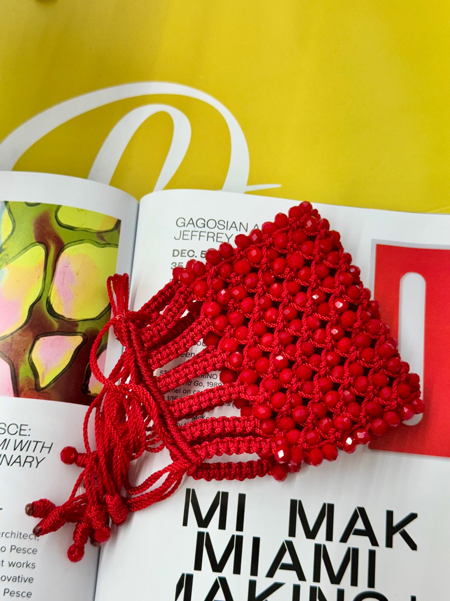 Love in thread bracelet