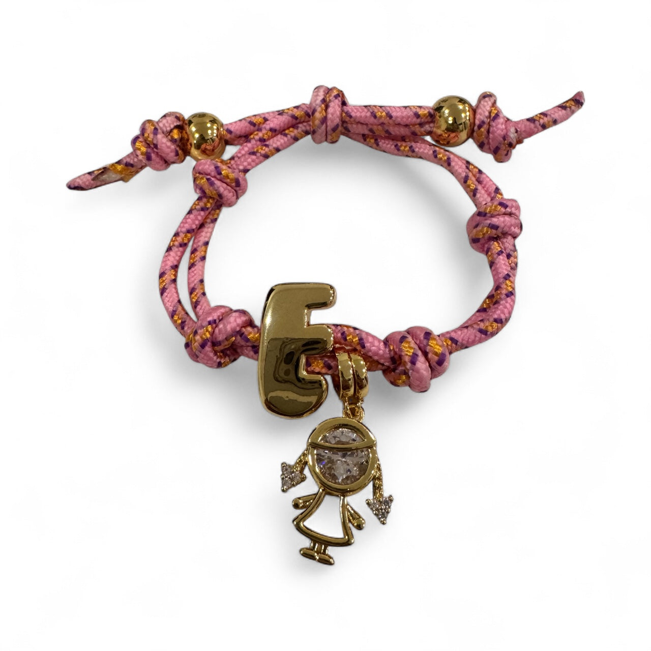 Initial custom adjustable bracelet