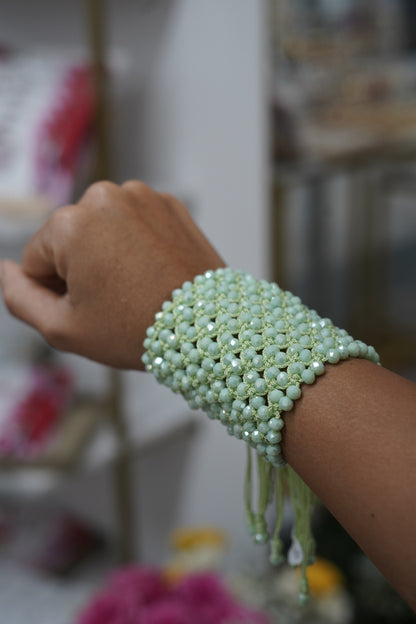 Love in thread bracelet