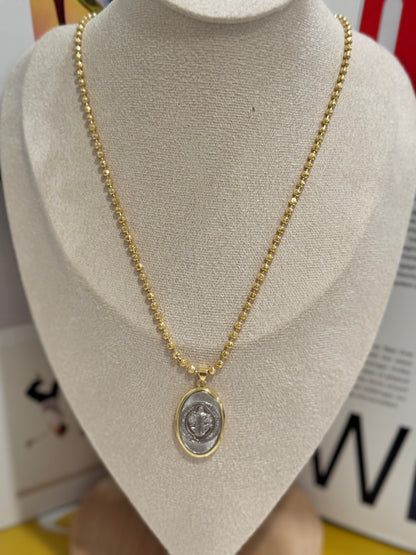 Religious long necklace